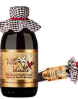 Villa Vainilla Pure Mexican Vanilla Extract 8.4oz & 2 beans Tube Pack