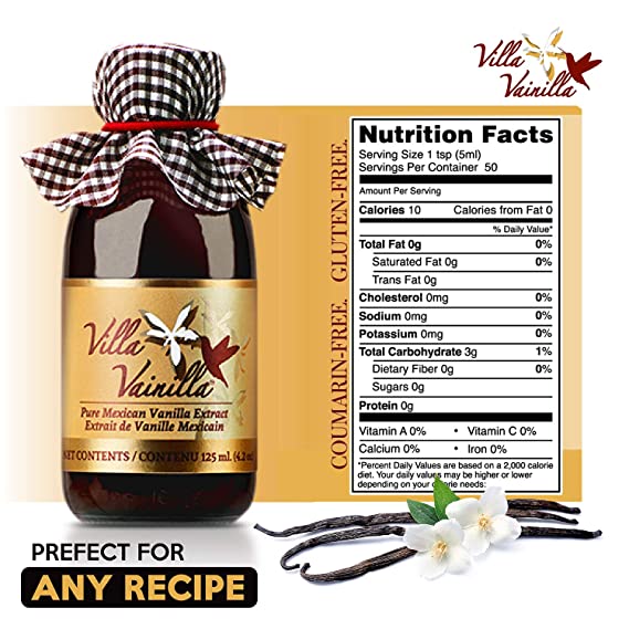 Villa Vainilla Pure Mexican Vanilla Extract 4.2oz