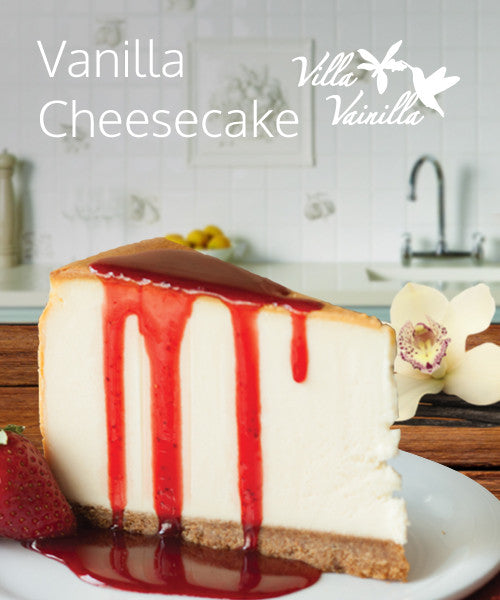 Quick vanilla bean cheesecake