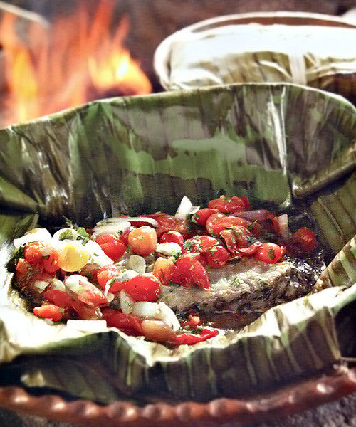Fish Wrapped in Banana Leaves