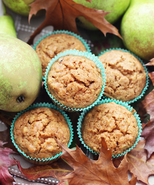 Pear Vanilla Cupcakes