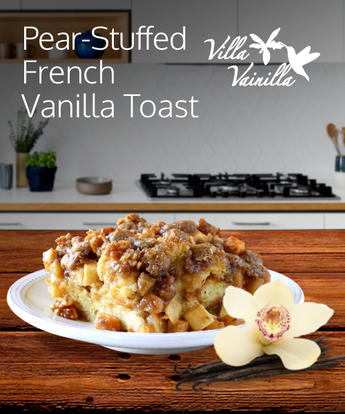 Pear-Stuffed French Vanilla Toast