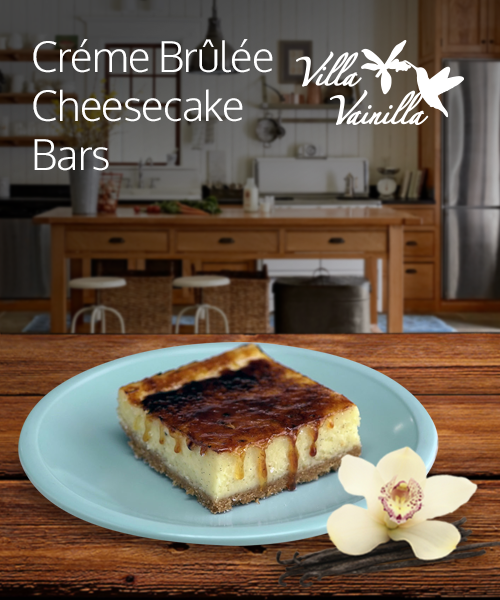 Créme Brûlée Cheesecake Bars
