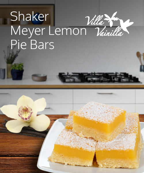 Shaker meyer lemon pie bars