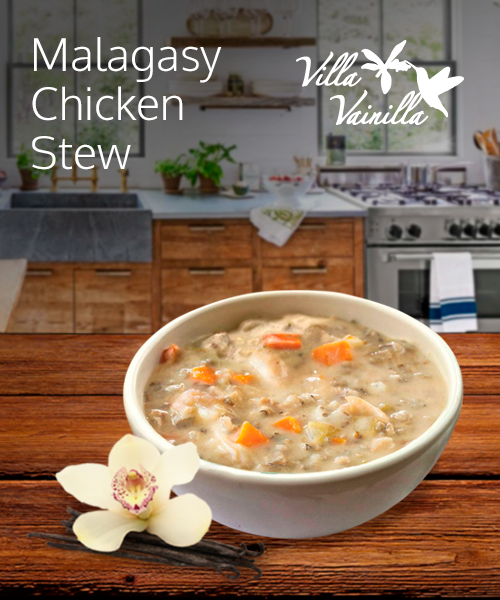 Malagasy Vanilla Chicken Stew