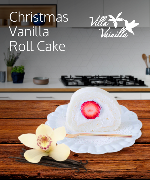 Christmas Vanilla Roll Cake