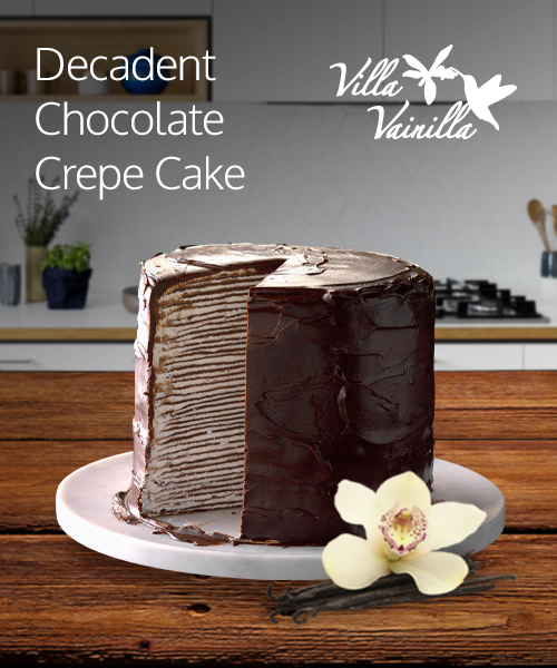 Decadent Chocolate Crepe Cake