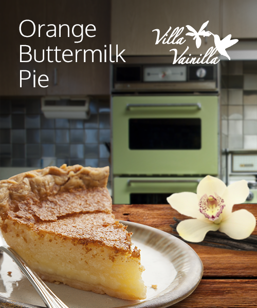 Orange buttermilk pie