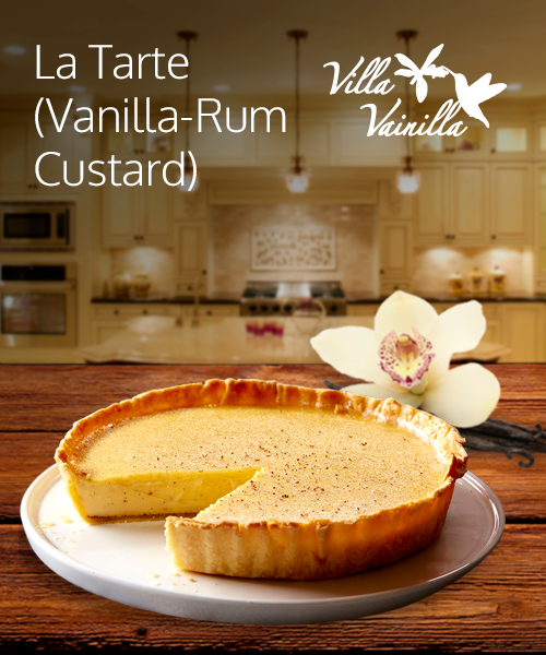 La Tarte (Vanilla-Rum Custard)