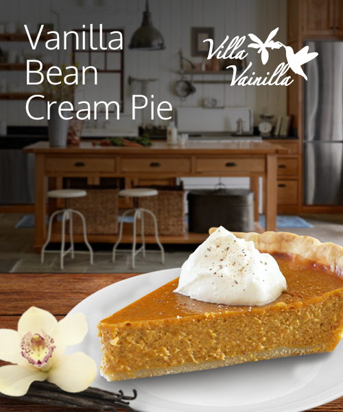 Vanilla Bean Cream Pie
