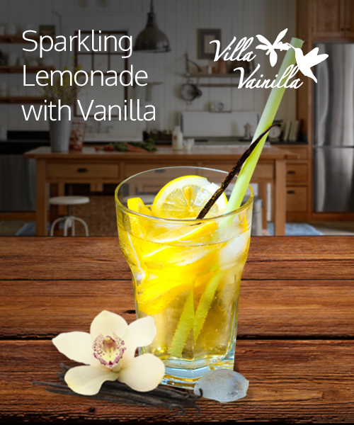 Sparkling Lemonade with Vanilla