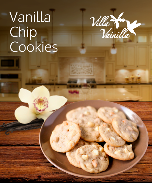 Vanilla chip cookies