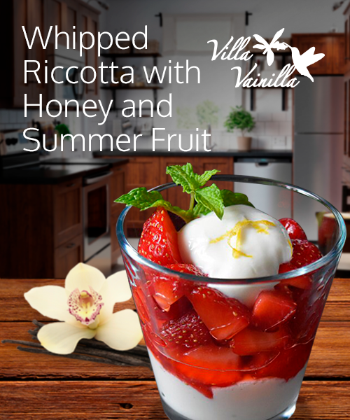 Whipped Riccotta with Honey and Summer Fruit