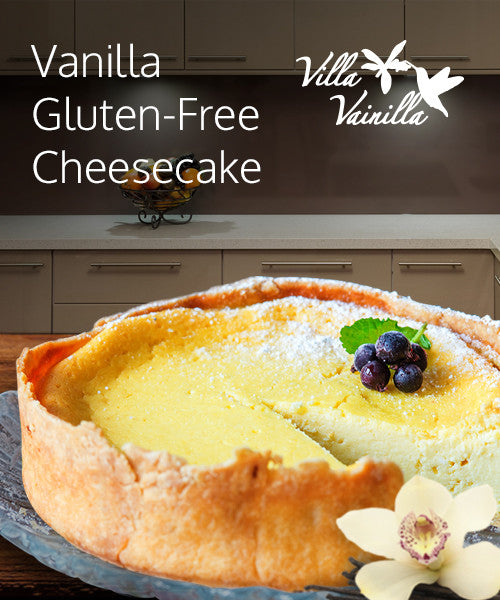 Baked Vanilla Gluten-Free Cheesecake