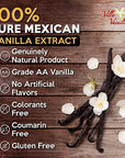 3-Pack Villa Vainilla Pure Mexican Vanilla Extract 8.4 oz