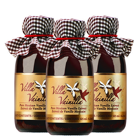 3-Pack Villa Vainilla Pure Mexican Vanilla Extract 4.2 oz