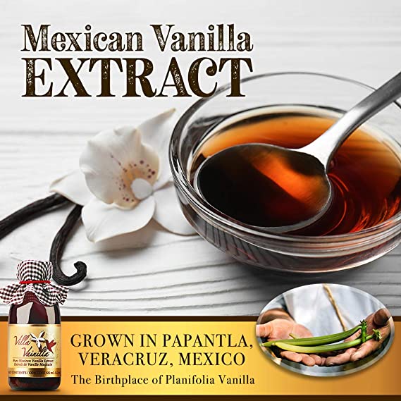 3-Pack Villa Vainilla Pure Mexican Vanilla Extract 4.2 oz
