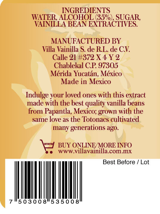 Store 6-Pack Villa Vainilla Pure Mexican Vanilla Extract 8.4 oz